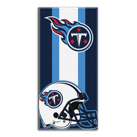 Tennessee Titans NFL Zone Read Cotton Beach Towel (30in x 60in)