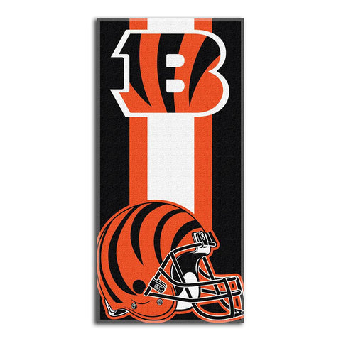 Cincinnati Bengals NFL Zone Read Cotton Beach Towel (30in x 60in)