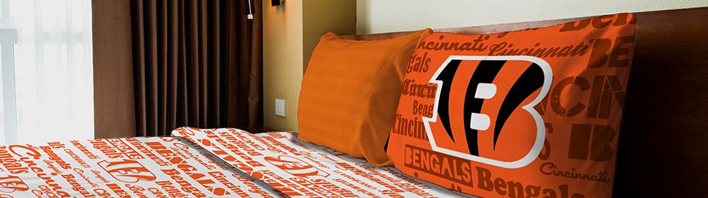 Cincinnati Bengals Nfl Twin Sheet Set (anthem Series)