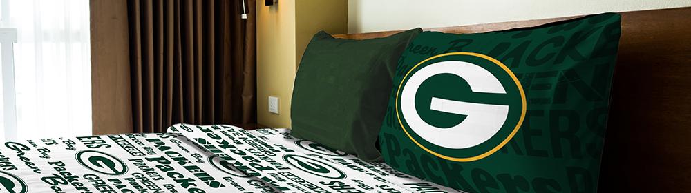 Green Bay Packers Nfl Twin Sheet Set (anthem Series)