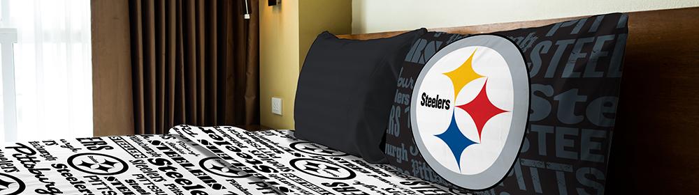 Pittsburgh Steelers Nfl Twin Sheet Set (anthem Series)