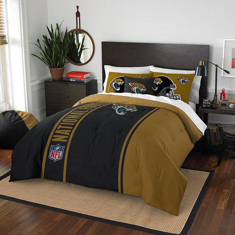 Jacksonville Jaguars NFL Full Comforter Set (Soft & Cozy) (76 x 86)