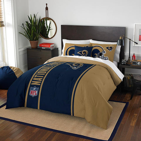 St. Louis Rams NFL Full Comforter Set (Soft & Cozy) (76 x 86)