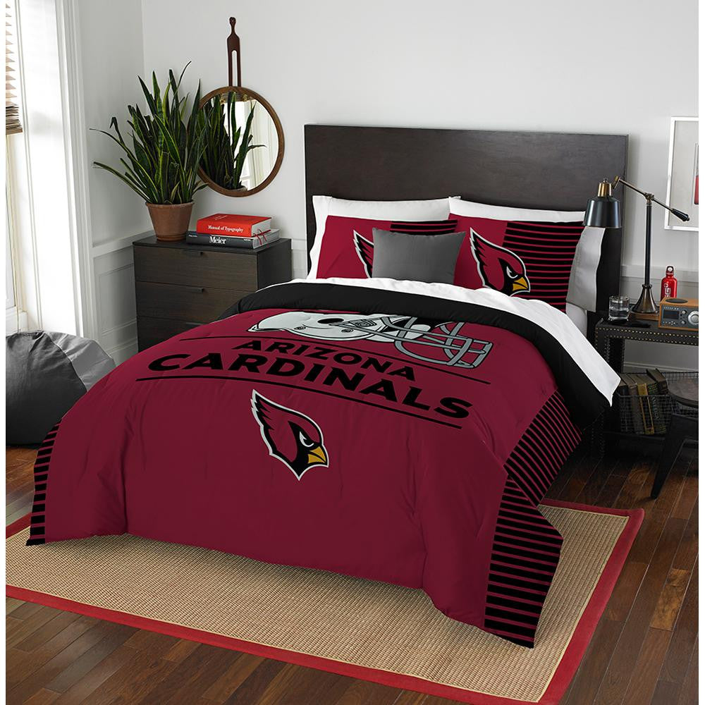 Arizona Cardinals Nfl Full Comforter Set (draft Series) (86" X 86")