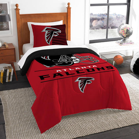 Atlanta Falcons Nfl Twin Comforter Set (draft Series) (64" X 86")