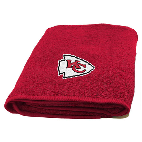 Kansas City Chiefs NFL Applique Bath Towel