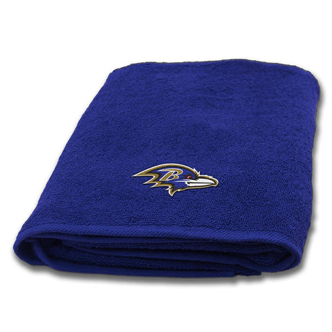 Baltimore Ravens NFL Applique Bath Towel