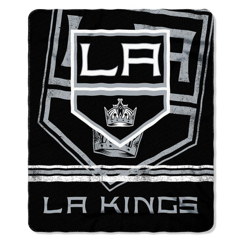 Los Angeles Kings NHL Light Weight Fleece Blanket (Fadeaway Series) (50inx60in)
