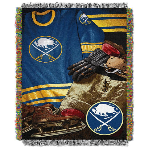 Buffalo Sabres NHL Woven Tapestry Throw (Vintage Series) (48x60)
