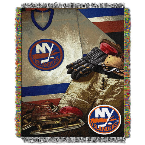 New York Islanders NHL Woven Tapestry Throw (Vintage Series) (48x60)