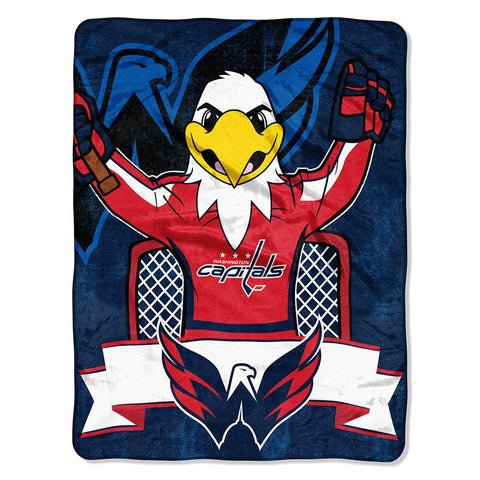 Washington Capitals NHL Micro Raschel Blanket (46in x 60in)