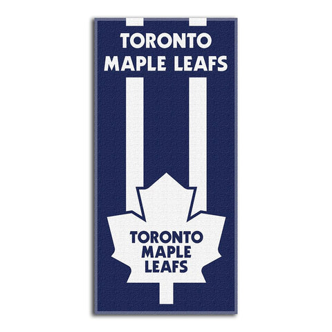 Toronto Maple Leafs Nhl Zone Read Cotton Beach Towel (30in X 60in)