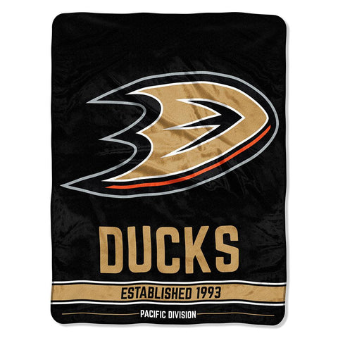 Anaheim Ducks Nhl Micro Raschel Blanket (breakaway Series) (48"x60")