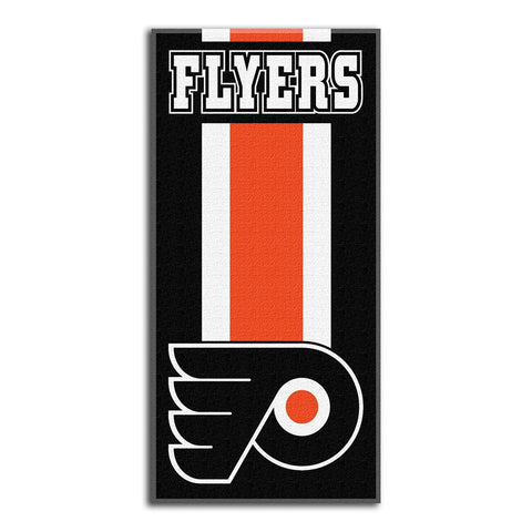 Philadelphia Flyers NHL Zone Read Cotton Beach Towel (30in x 60in)