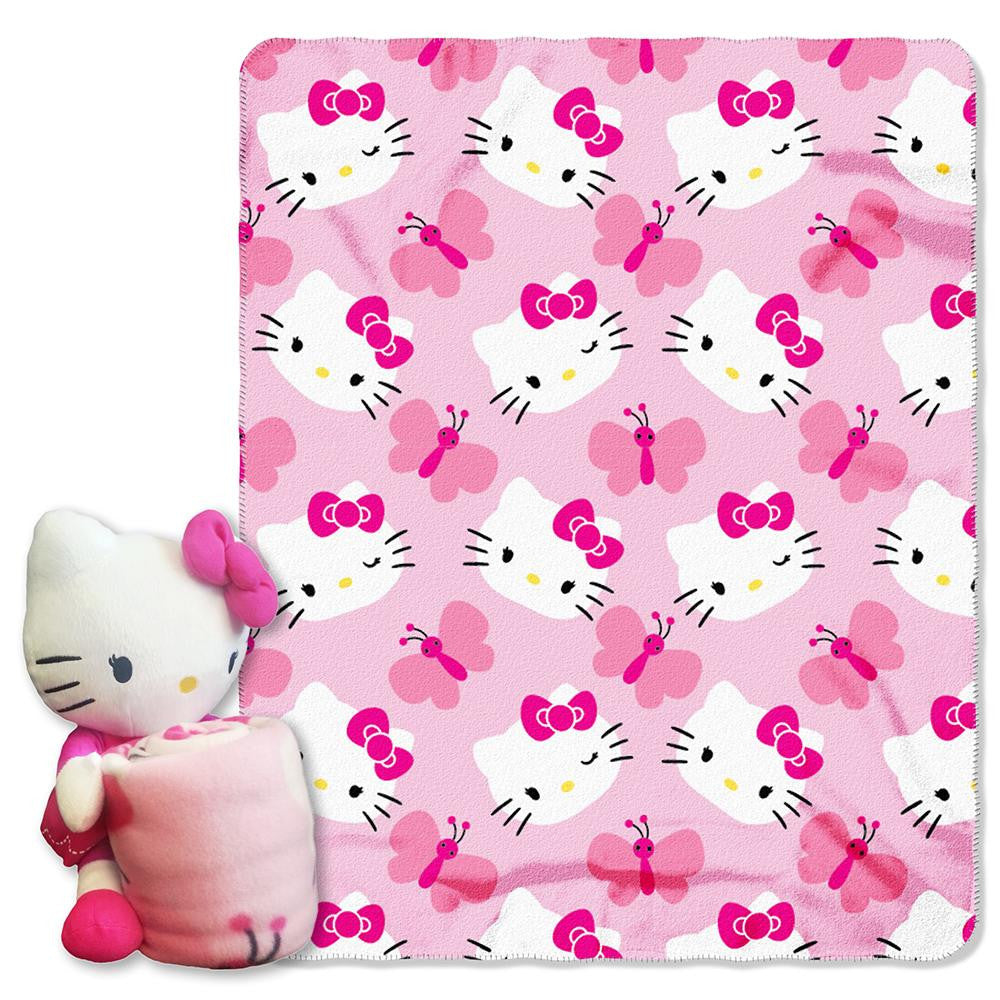 Hello Kitty Butterfly With Throw Combo