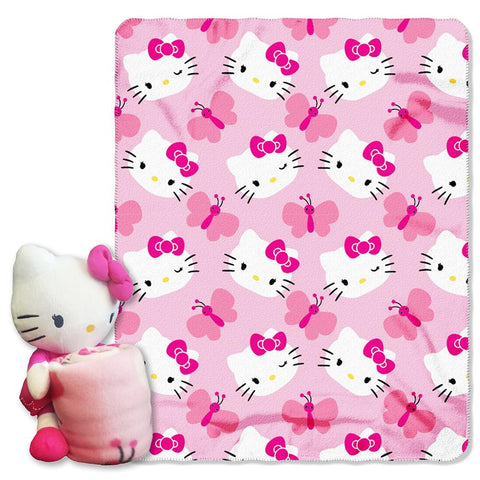 Hello Kitty Butterfly  With Throw Combo