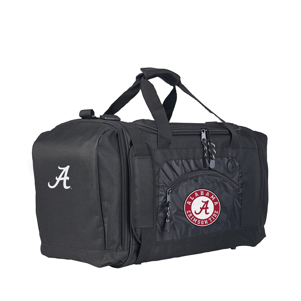 Alabama Crimson Tide Ncaa Roadblock Duffel Bag (black-black)