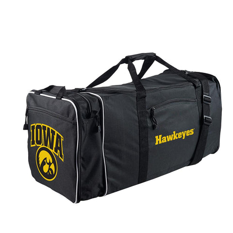 Iowa Hawkeyes Ncaa Steal Duffel Bag (black)