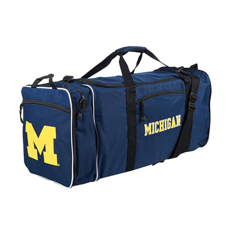 Michigan Wolverines Ncaa Steal Duffel Bag (navy)