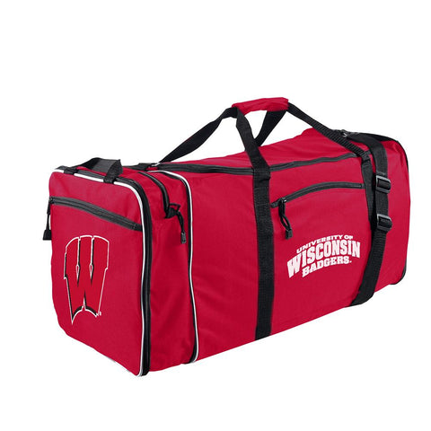 Wisconsin Badgers Ncaa Steal Duffel Bag (red)