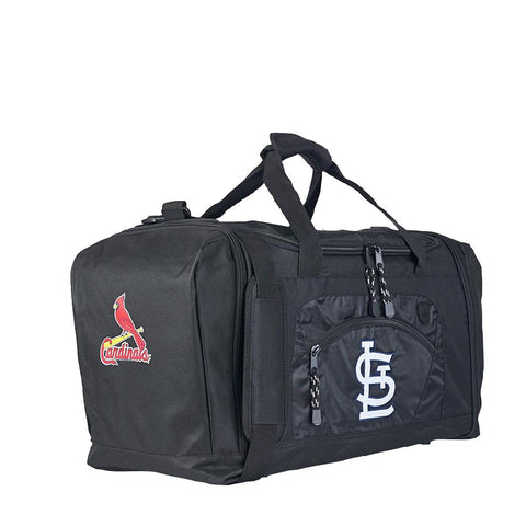 St. Louis Cardinals Mlb Roadblock Duffel Bag (black-black)