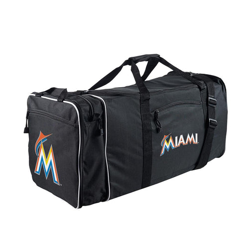 Miami Marlins Mlb Steal Duffel Bag (black)