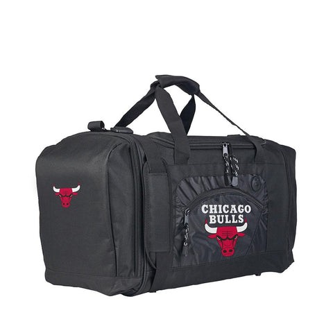 Chicago Bulls Nba Roadblock Duffel Bag (black-black)