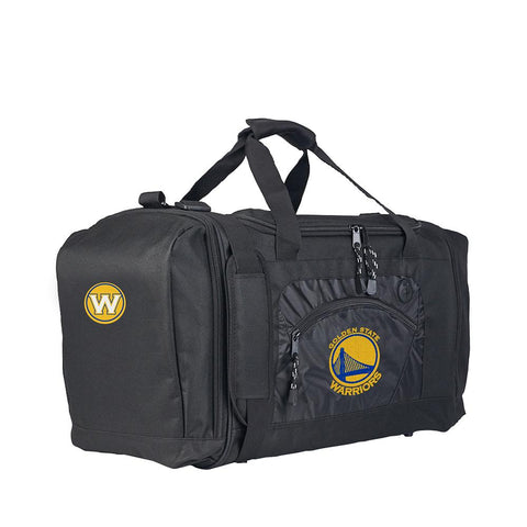Golden State Warriors Nba Roadblock Duffel Bag (black-black)