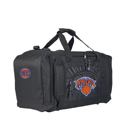 New York Knicks Nba Roadblock Duffel Bag (black-black)