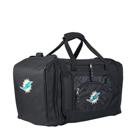 Miami Dolphins Nfl Roadblock Duffel Bag (black-black)