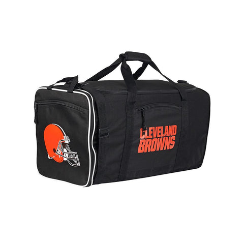 Cleveland Browns Nfl Steal Duffel Bag (black)