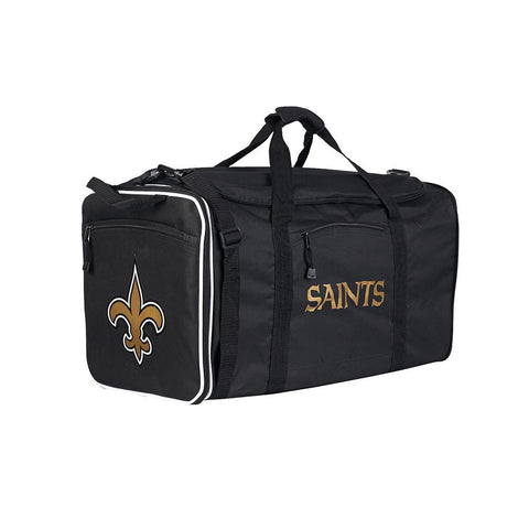 New Orleans Saints Nfl Steal Duffel Bag (black)
