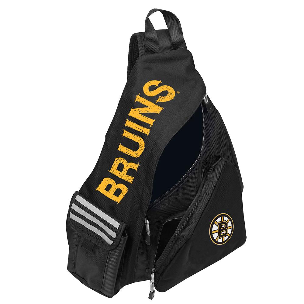 Boston Bruins Nhl "leadoff" Sling (black-black)