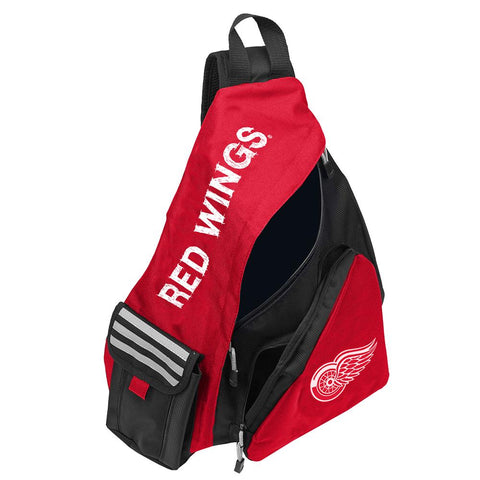 Detroit Red Wings Nhl "leadoff" Sling (red-black)
