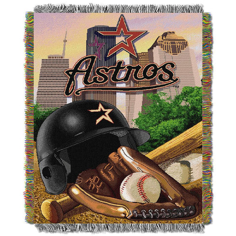 Houston Astros MLB Woven Tapestry Throw (Home Field Advantage) (48x60)