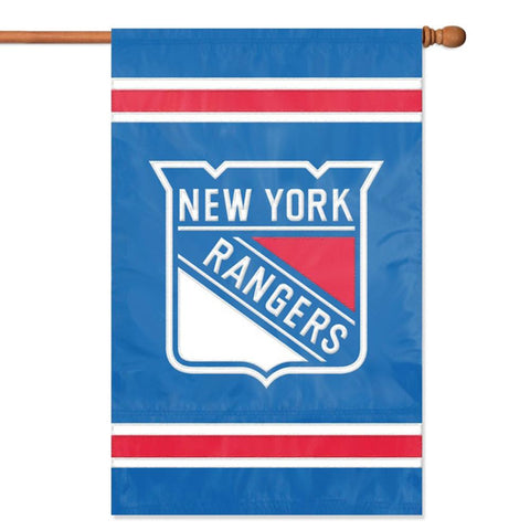 New York Rangers NHL Applique Banner Flag