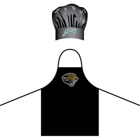 Jacksonville Jaguars Nfl Barbeque Apron And Chef's Hat