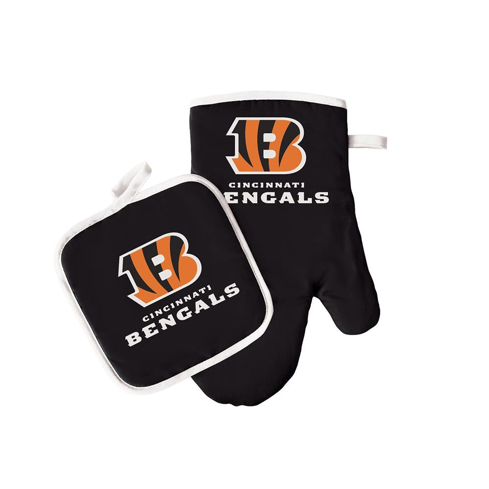 Cincinnati Bengals NFL Oven Mitt and Pot Holder Set