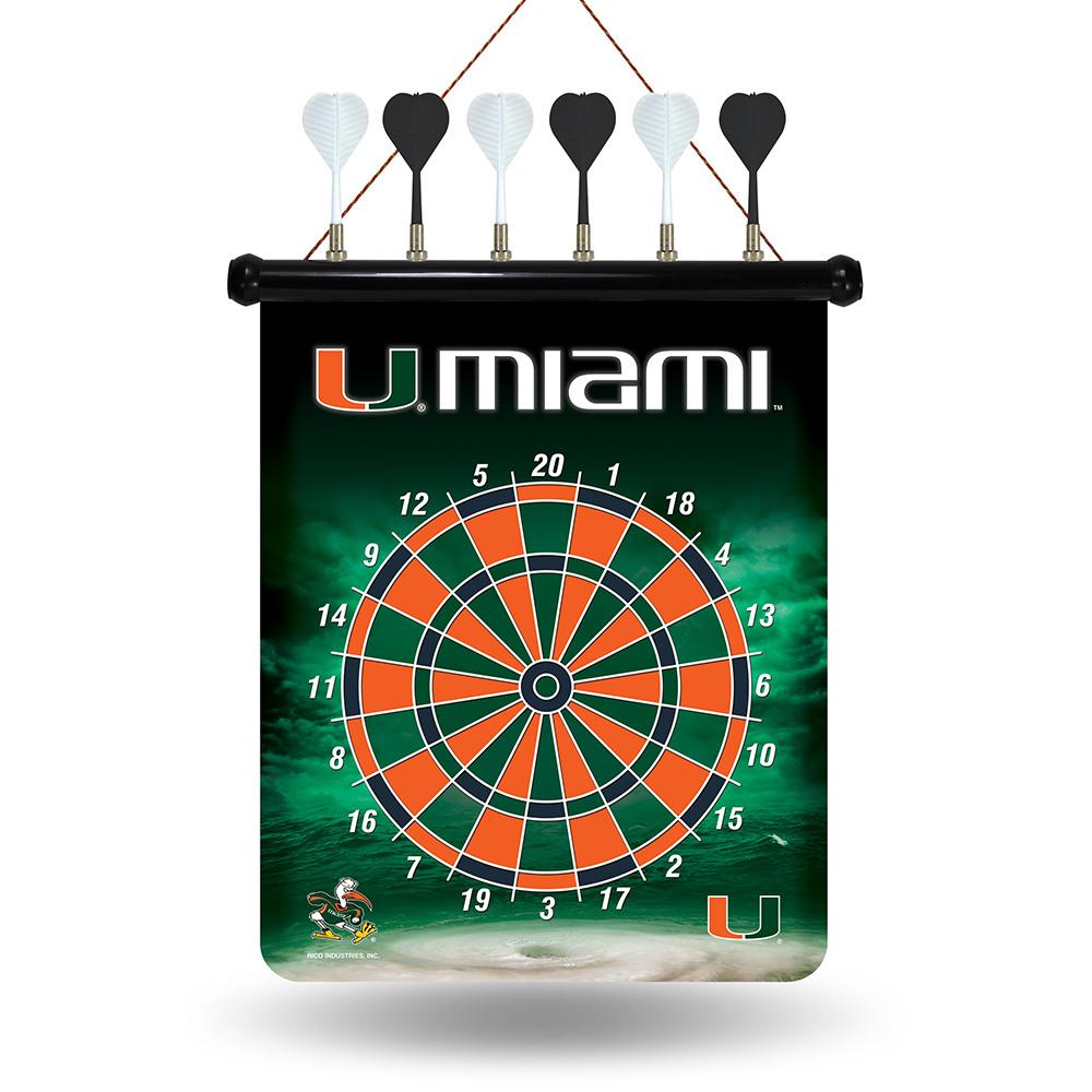 Miami Hurricanes Ncaa Magnetic Dart Board