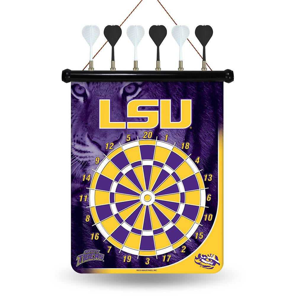 Lsu Tigers Ncaa Magnetic Dart Board