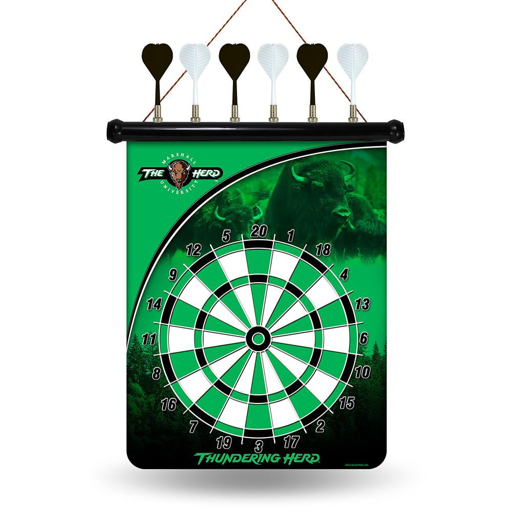 Marshall Thundering Herd Ncaa Magnetic Dart Board