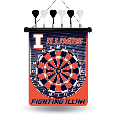 Illinois Fighting Illini Ncaa Magnetic Dart Board