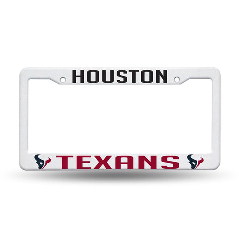 Houston Texans Nfl Plastic License Plate Frame