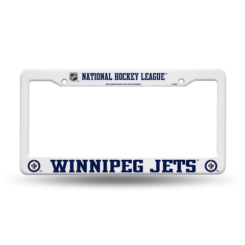 Winnipeg Jets Nhl Plastic License Plate Frame