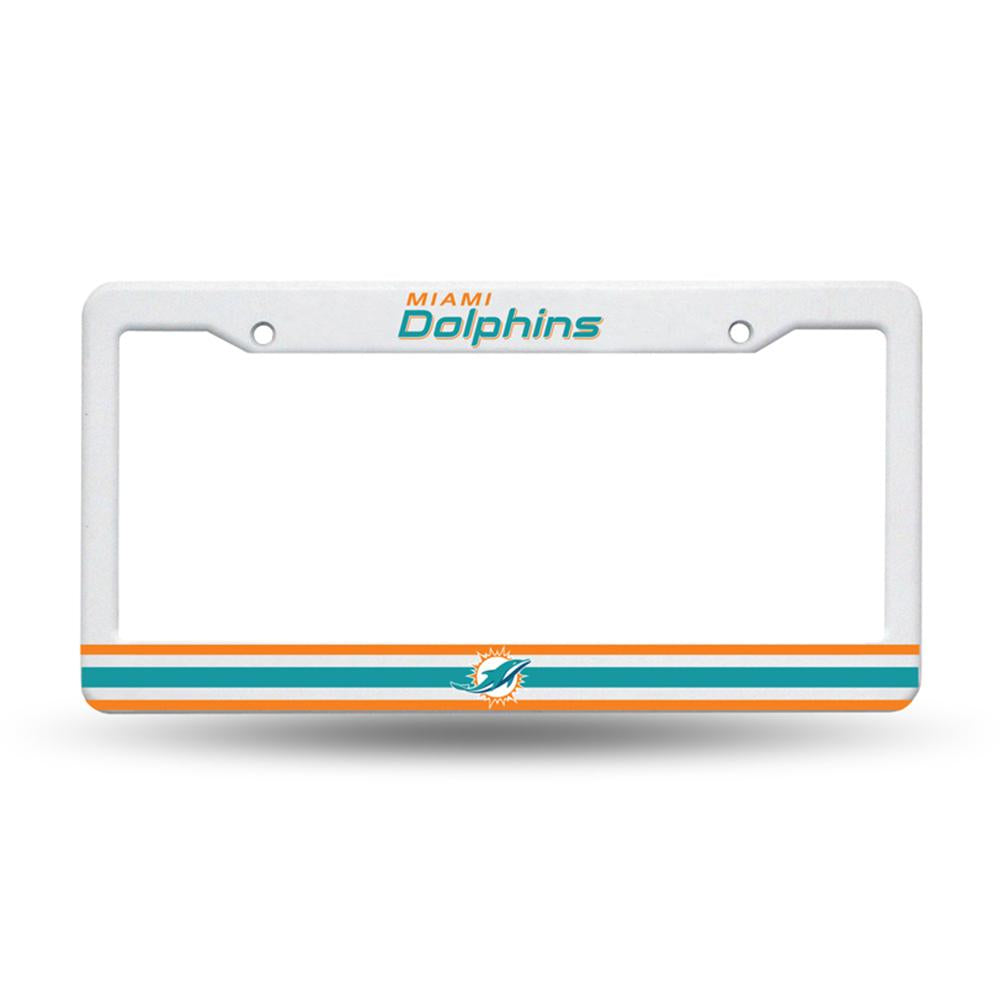 Miami Dolphins Nfl Plastic License Plate Frame