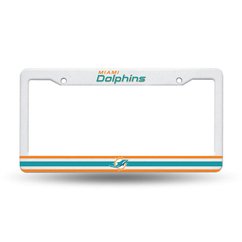 Miami Dolphins Nfl Plastic License Plate Frame