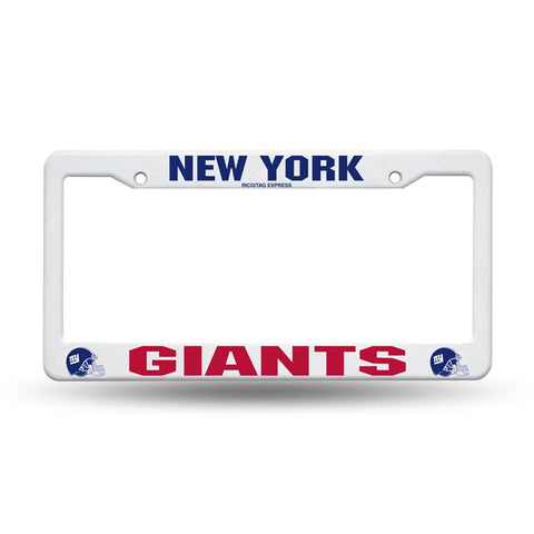 New York Giants Nfl Plastic License Plate Frame