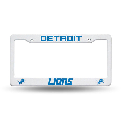 Detroit Lions Nfl Plastic License Plate Frame