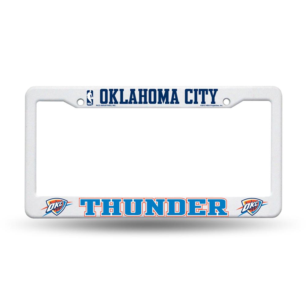 Oklahoma City Thunder Nba Plastic License Plate Frame
