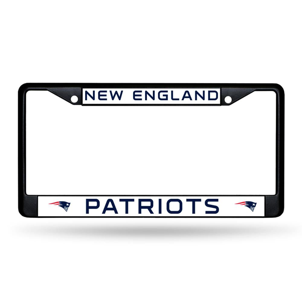New England Patriots Nfl Black License Plate Frame